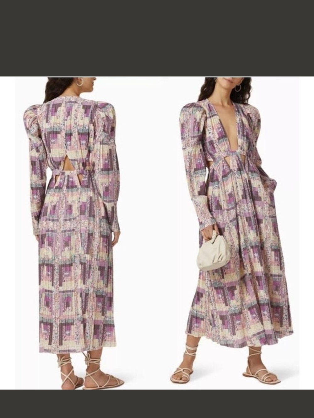 SEA NY Naya Patchwork Maxi Dress
